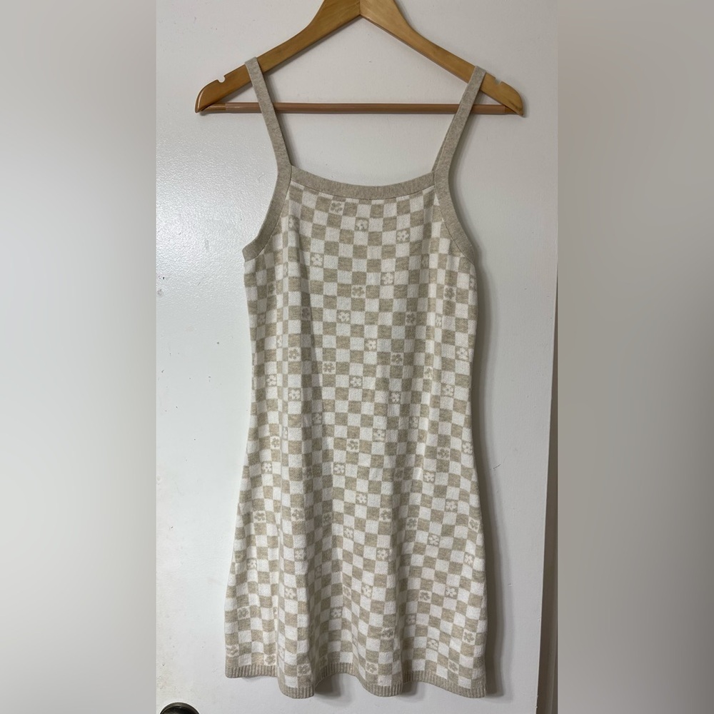 Abercrombie Kids Checkered Floral Dress